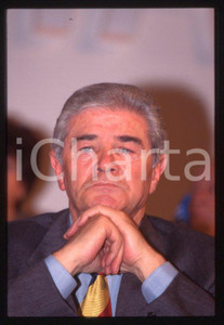 Fotografia d epoca originale Romano MISSERVILLE  ITALIA Ritratto del politico 1994 ca  35mm vintage slide 6 1