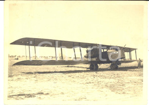 1918 WW1 CLERMONT-FERRAND - AVIAZIONE - Aereo da guerra con pilota *Foto 18x13   CONDIZIONI: FAIR (piegatura al lato destro)    originale e autentica 1