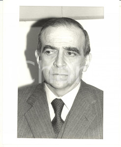 1985 ca MILANO - POLITICA Ritratto di Piero BASSETTI *Fotografia 20x25