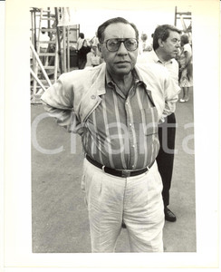 1985 ca RAI Ritratto di Massimo FICHERA durante riprese televisive *Foto 18x24