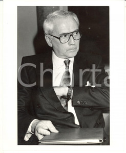 1987 MILANO - CONFINDUSTRIA Umberto FERRONI presidente ALCATEL FACE *Foto 20x25