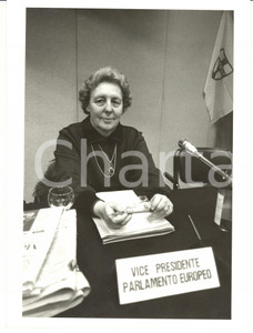 1985 ca DEMOCRAZIA CRISTIANA Ritratto Maria Luisa CASSANMAGNAGO CERRETTI *Foto