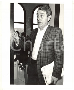 Fotografia d epoca originale 1985 ca DEMOCRAZIA CRISTIANA Segretario CISL Florindo FUMAGALLI  Foto 1