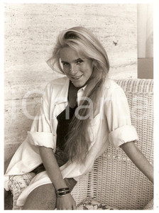 1985 ca CINEMA Actress Géraldine DANON Portrait - Photo 18x24 cm