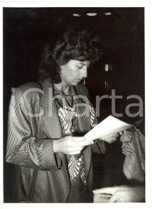 1990 ca MILANO Ritratto di Cristina DE ANGELI FRUA - Fotografia 18x24 cm