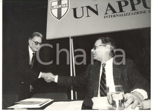 1990 ca DEMOCRAZIA CRISTIANA Ritratto di Piero BARUCCI *Foto 24x18 cm