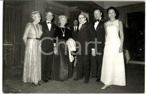 1970 ca PARIS Marcel DASSAULT con la moglie Madeleine Minckes e amici - Foto