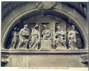 1935 ca COMO Cattedrale - Lunetta con la Presentazione al tempio *Foto ALINARI