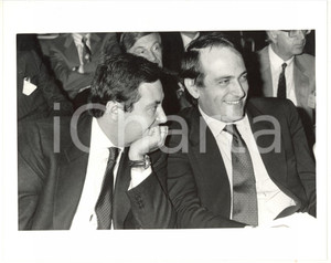1990 ca CONFINDUSTRIA Luigi ABETE con Carlo PATRUCCO *Foto 25x20