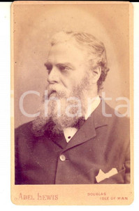 1885 ca DOUGLAS (ISLE OF MAN) Portrait  of Mr CLARK - Photo Abel LEWIS Fotografia d'epoca, su cartoncino rigido.  CONDIZIONI: G  FORMATO: CDVE' severamente vietata la riproduzione. Tutti i diritti sono riservati.    originale e autentica 1
