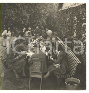 1955 ca KIEV (URSS) Tavolata delegazione socialista italiana *Foto 13x13 cm