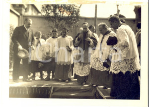 1930 ca MONZA Villaggio CEDERNA - Benedizione del card. SCHUSTER *Foto 22x16