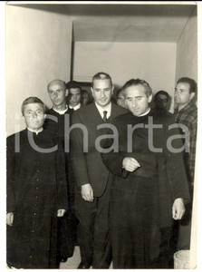 1960 ca DEMOCRAZIA CRISTIANA Aldo MORO in visita a struttura religiosa *Foto (6)