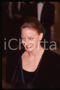 Fotografia d epoca originale 35mm vintage slide 1989 Golden Globe Award  JODIE FOSTER 1