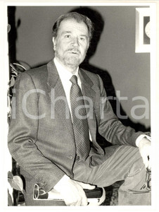 1990 ca ROMA Ritratto dell'attore Gabriele FERZETTI - Fotografia 18x24