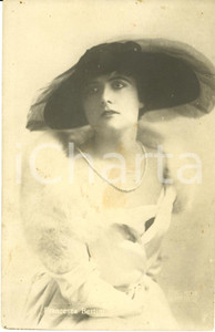 Cartolina originale da collezione 1920 ca Ritratto fotografico dell'attrice FRANCESCA BERTINI *Cartolina FP NV 1