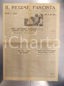 Giornale, rivista storica 1944 IL REGIME FASCISTA RSI Coalizione giudaica vuole invadere l EUROPA Giornale 1