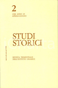 Libro, pubblicazione d epoca 1988 ISTITUTO GRAMSCI Studi Storici Salvatore LUPO Mafia PALERMO fine OTTOCENTO 1