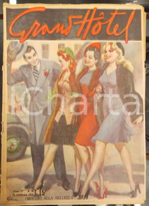 Giornale, rivista storica 1947 GRAND HOTEL Rivista romanzi ILLUSTRATA Anno II n°33 Omaggio alla bellezza 1