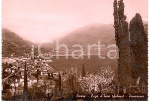 Cartolina originale da collezione 1955 ca LOVERE BG Scorcio panoramico del paese e lago d ISEO Cartolina FG NV 1