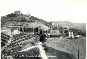 Cartolina originale da collezione 1954 GAVI AL Santuario NOSTRA SIGNORA della GUARDIA colle dei TURCHINI FG VG 1