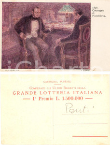 Cartolina originale da collezione 1912 GRANDE LOTTERIA ITALIANA Convegno di PLOMBIERES Cartolina FP NV 1