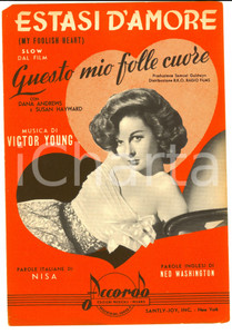 Oggetto da collezione cartaceo 1949 Victor YOUNG Estasi d amore  Slow dal film  Questo mio folle cuore 1