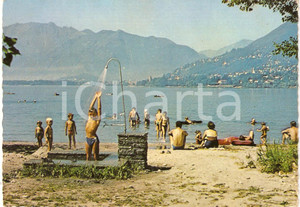 Cartolina originale da collezione 1969 TENERO CONTRA SVIZZERA Camping Lido MAPPO Lago Maggiore Cartolina VINTAGE 1