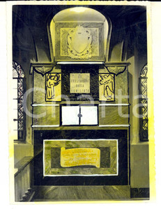 Stampa, bozzetto originale 1950 ca RIVAROLO Tomba madre Antonia Maria VERNA Bozzetto COLORATO A MANO 1