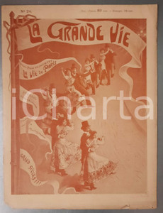 Giornale, rivista storica 1900 LA GRANDE VIE Rivista EROTICA illustrata Anno 2 nÂ° 24 RARA *danneggiata 1