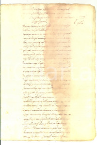 Documento originale, autentico 1716 PALERMO Testamento nobile Nicola di ACETO pro fratello Pietro  Manoscritto 1