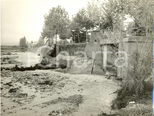 Fotografia d epoca originale 1966 VARZI PV Crollo ponte sul torrente STAFFORA per alluvione Fotografia 1