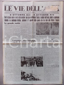 Giornale, rivista storica 1936 LE VIE DELL ARIA Primo anniversario invasione ETIOPIA Giornale 1