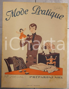 Giornale, rivista storica Décembre 1928 PARIS MODE PRATIQUE Journal femme et maison n°48 Préparons Noel 1