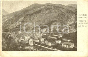 Cartolina originale da collezione 1915 ca BRIGA MARITTIMA FRANCIA Veduta panoramica dell abitato Cartolina FP VG 1