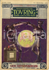 Giornale, rivista storica 1912 TOURING CLUB ITALIANO Vie di comunicazione in TRIPOLITANIA Anno XVIII n°1 1