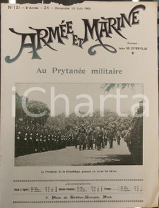 Giornale, rivista storica 1901 ARMEE ET MARINE Emile LOUBET au Prytanée militaire *Revue année III n° 121 1
