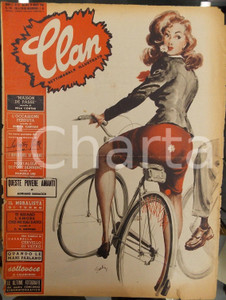 Giornale, rivista storica 1946 CLAN Queste povere amanti Rivista DANNEGGIATA Anno II n°13 Ill. GABIN 1