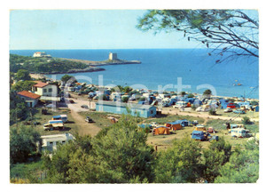 Cartolina originale da collezione 1973 PESCHICI (FG) Villaggio turistico MANACORE *Cartolina vintage FG VG 1