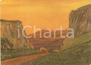 Cartolina originale da collezione 1975 ca ETIOPIA Passo del TERMABER Cartolina farmaceutica FITINA 1