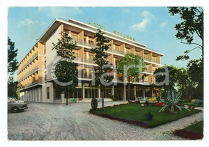 Cartolina originale da collezione 1965 ABANO TERME PD Hotel TERME BOLOGNA Cartolina postale ANIMATA FG VG 1