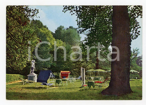 Cartolina originale da collezione 1965 ca TORINO Hotel VILLA SASSI Pubblicità PUNT e MES CARPANO Cartolina VINTAGE 1