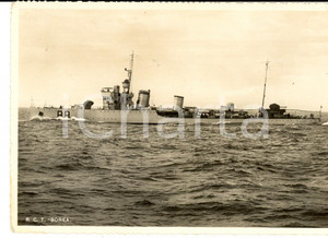 Cartolina originale da collezione 1937 MARINA MILITARE Regio cacciatorpediniere BOREA Cartolina FG NV 1