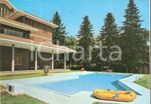 Cartolina originale da collezione 1971 CAVE RM Villa Santino Boccuccia  Piscina e canotto Cartolina FG VG 1