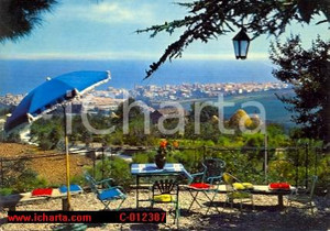 Cartolina originale da collezione 1973 POTENZA PICENA MC Panorama di PORTO POTENZA da terrazza FG VG 1