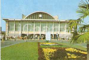 Cartolina originale da collezione 1970 ca CONSTANTA ROMANIA Stazione ferroviaria VINTAGE Cartolina FP NV 1