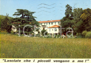 Cartolina originale da collezione 1992 CARVICO BG Istituto del SACRO CUORE Villa PESCHIERA Cartolina VINTAGE 1