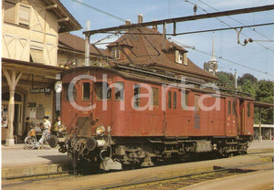 Cartolina originale da collezione 1968 BEINWIL AM SEE SVIZZERA Ferrovie SBB Locomotiva De 4/4 1668 Cartolina 2 1