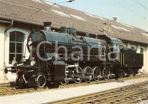 Cartolina originale da collezione 1982 LUZERN (SVIZZERA) Ferrovie SBB Locomotiva a vapore C 5/6 2965 *Cartolina FG 1