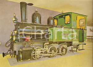 Cartolina originale da collezione 1975 ca LUZERN SVIZZERA Museo Trasporti VERKEHRSHAUS Treno WALDENBURG Cartolina 1
